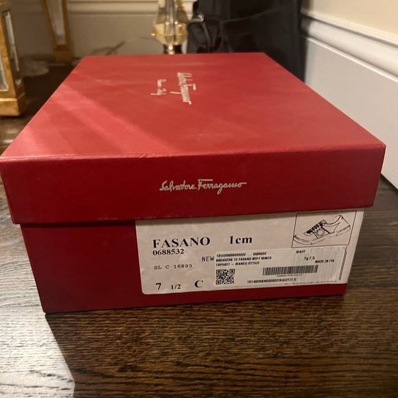 Salvatore Ferragamo Authentic Fasano Lace Up Sneaker (Women) - Picture 14 of 16